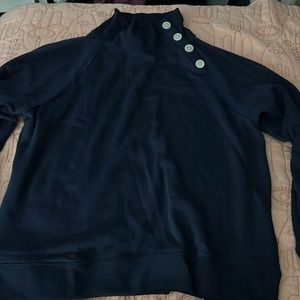 Brand new J. Crew funnel neck cotton sweater.